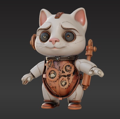 スチームパンクな猫その6 ロボット VRC VRchat