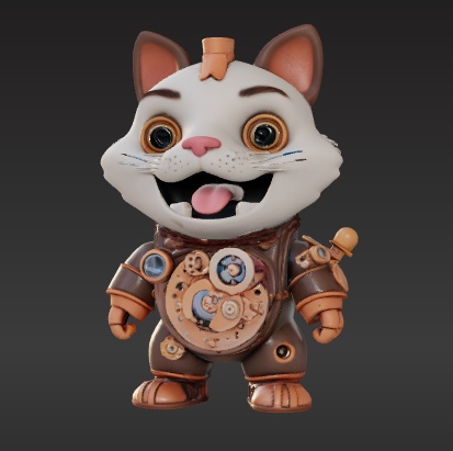 スチームパンクな猫その7 ロボット VRC VRchat