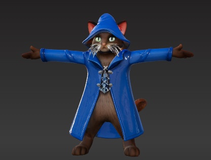 魔法使いの猫 VRC VRchat 3Dアバター