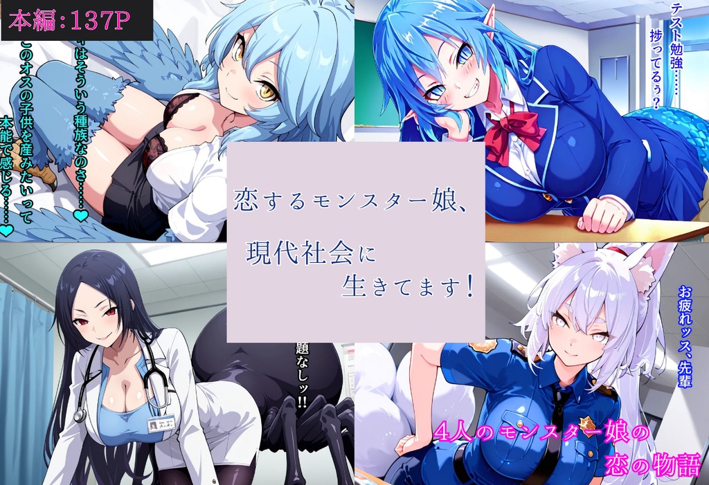 恋するモンスター娘、現代社会に生きてます!