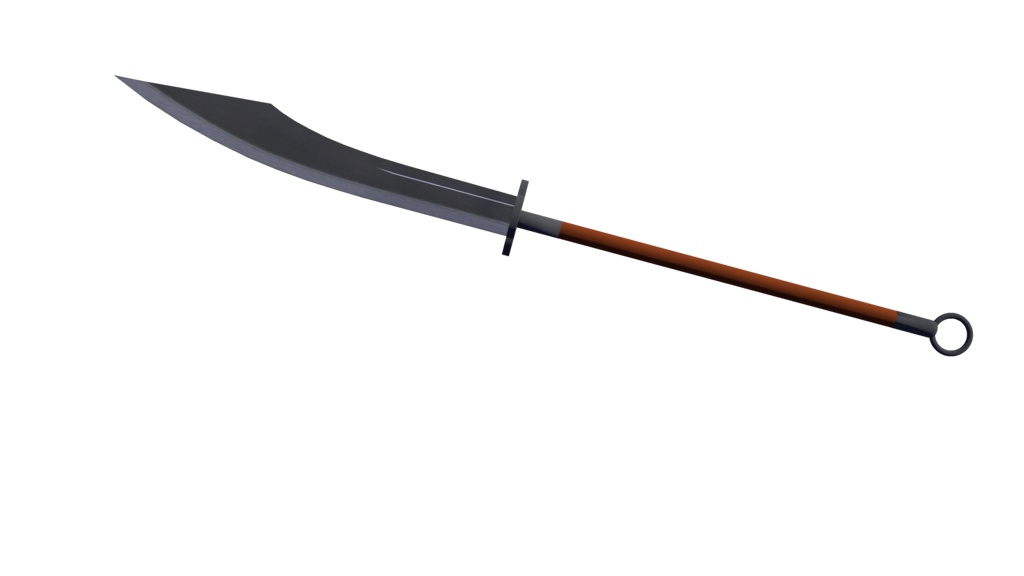 【3Dモデル】中華武器、朴刀