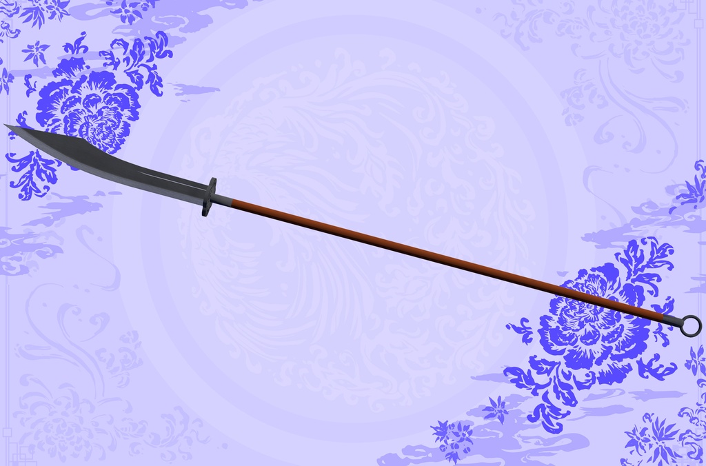 【3Dモデル】中華武器、朴刀