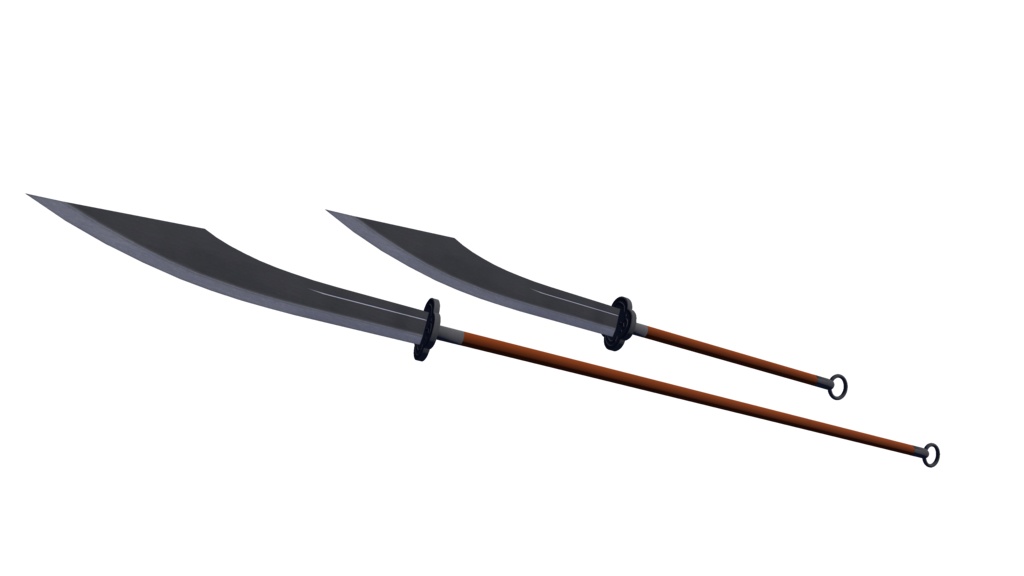 【3Dモデル】中華武器、朴刀