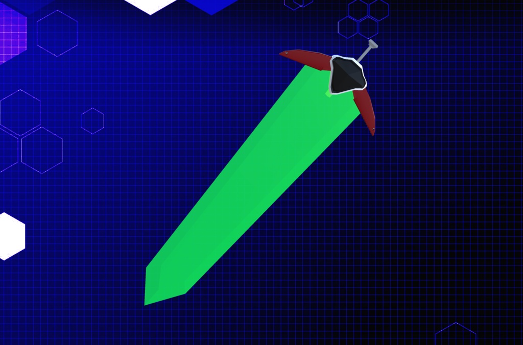 【3Dモデル】ビームサーベル、ビームライフル、大剣展開式シールド、ジェットバックパック、機動武装セット