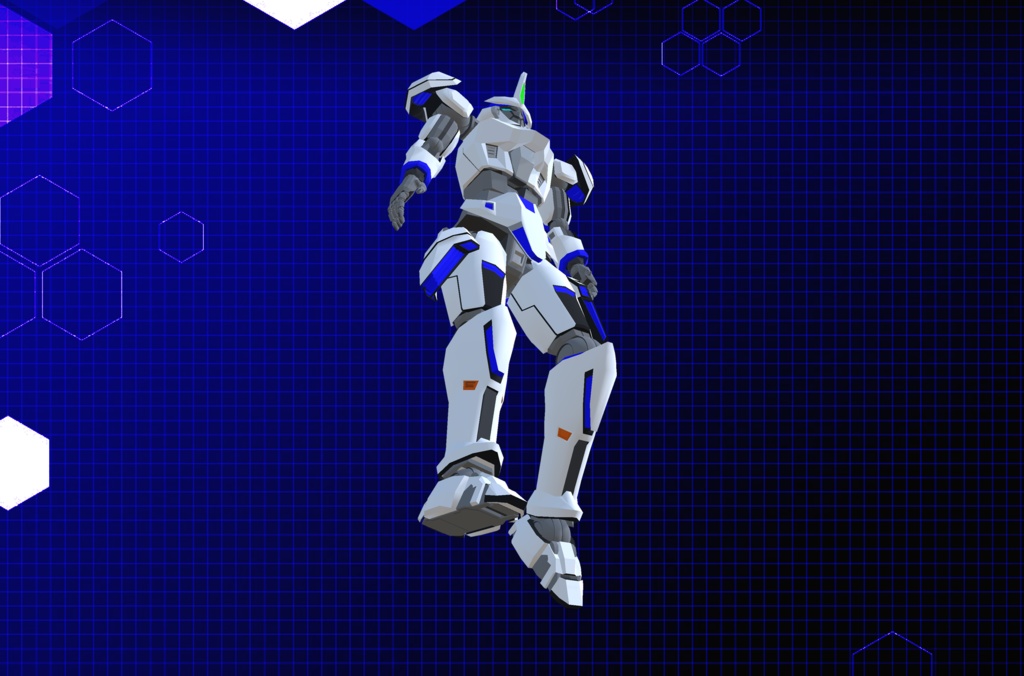 【3Dモデル】巨大ロボット バーチャルゴーレム-クルス