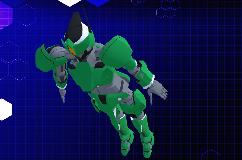 【3Dモデル】巨大ロボット バーチャルゴーレム-ホブゴブリン