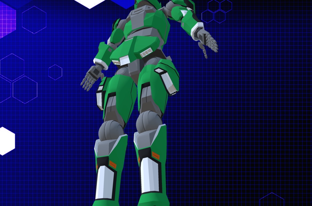 【3Dモデル】巨大ロボット バーチャルゴーレム-ホブゴブリン