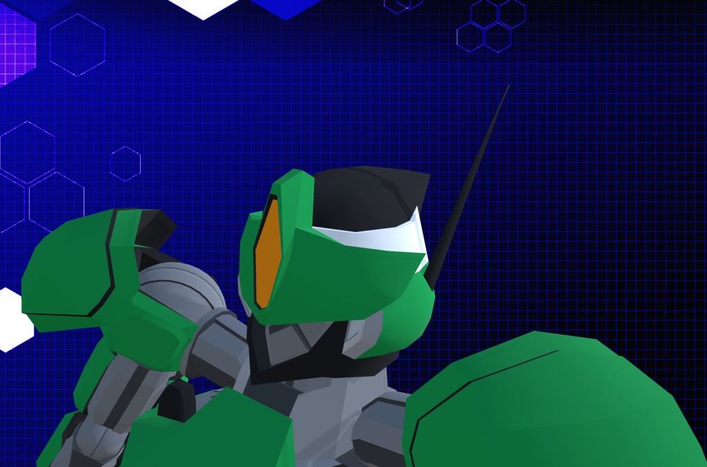 【3Dモデル】巨大ロボット バーチャルゴーレム-ホブゴブリン