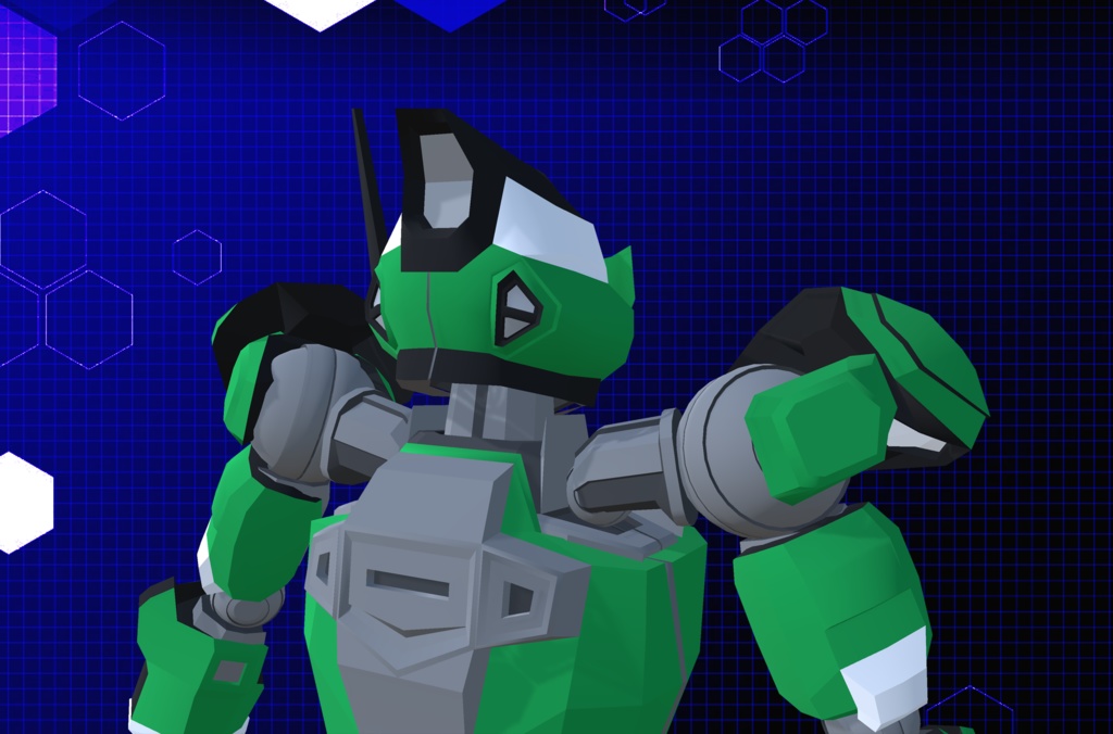 【3Dモデル】巨大ロボット バーチャルゴーレム-ホブゴブリン