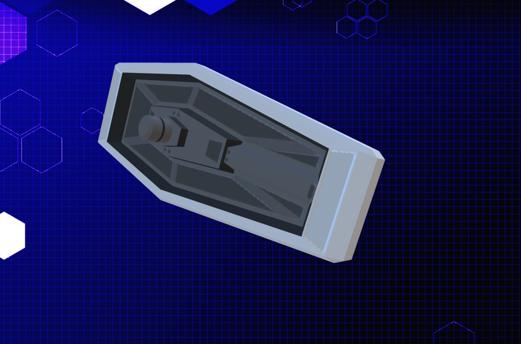 【3Dモデル】ビームアックス、ビームサブマシンが、機動兵器用シールド、機動武装セット2