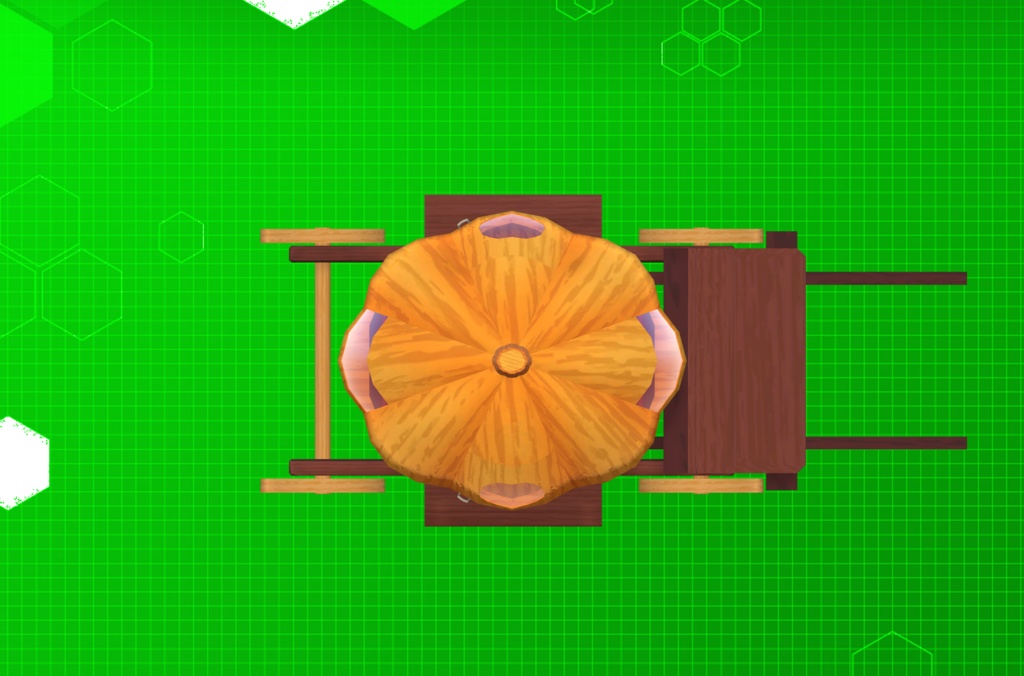 【3Dモデル】かぼちゃの馬車