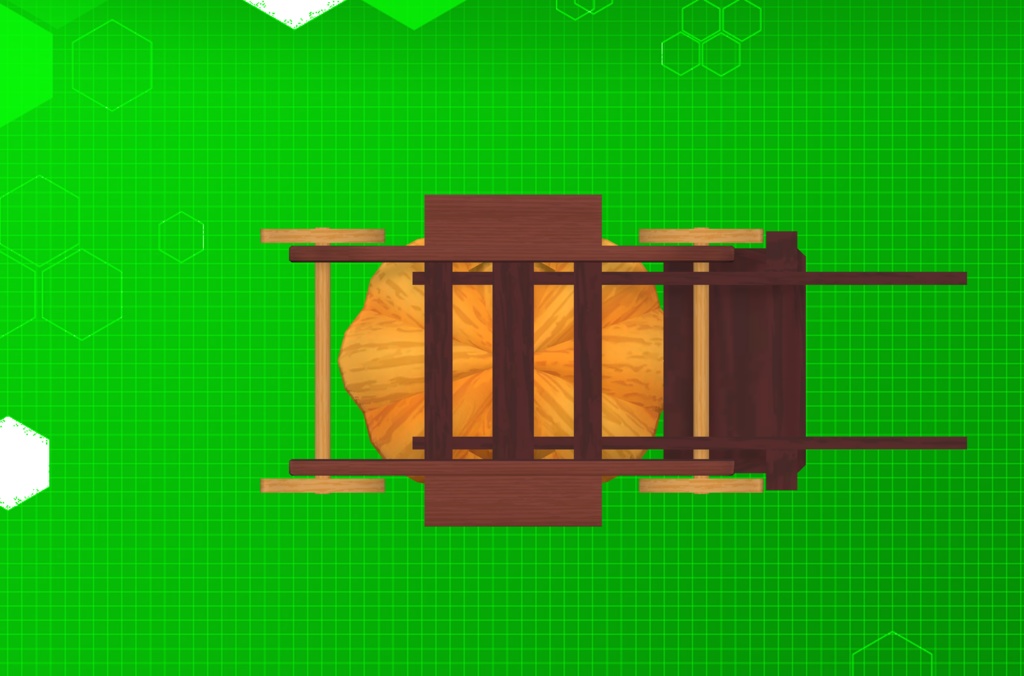 【3Dモデル】かぼちゃの馬車