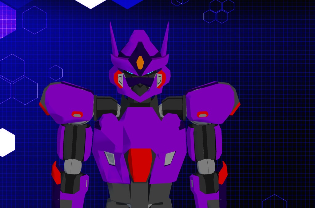 【3Dモデル】巨大ロボット バーチャルゴーレム-マリシ