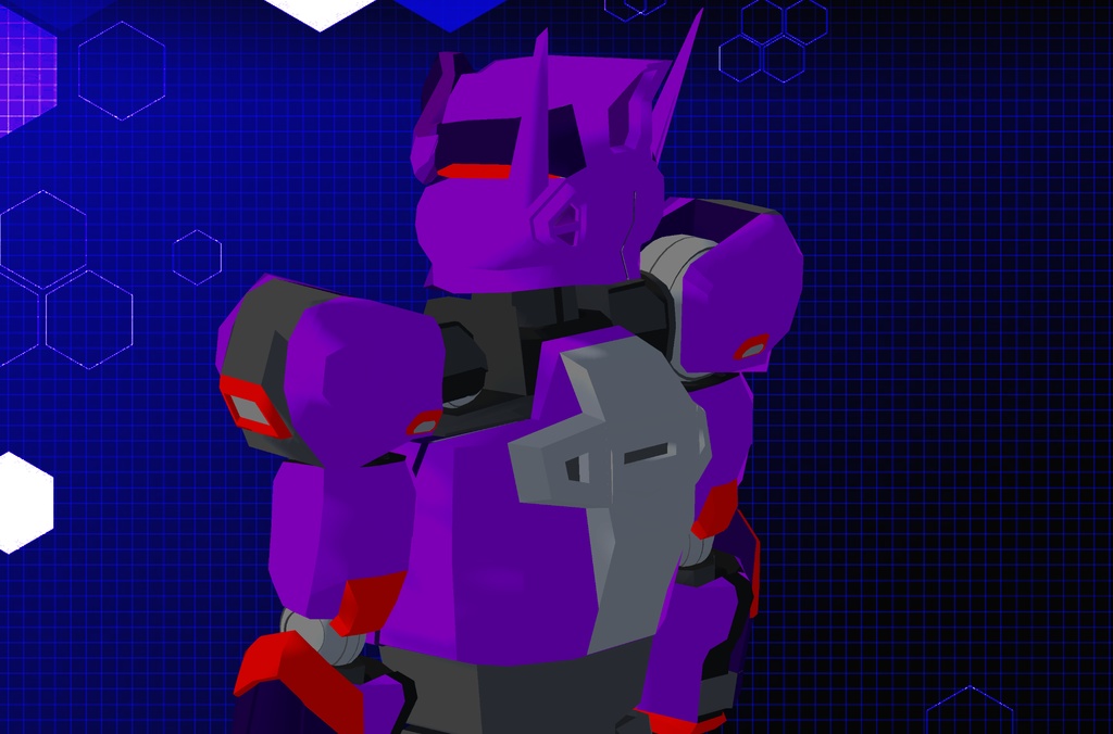 【3Dモデル】巨大ロボット バーチャルゴーレム-マリシ