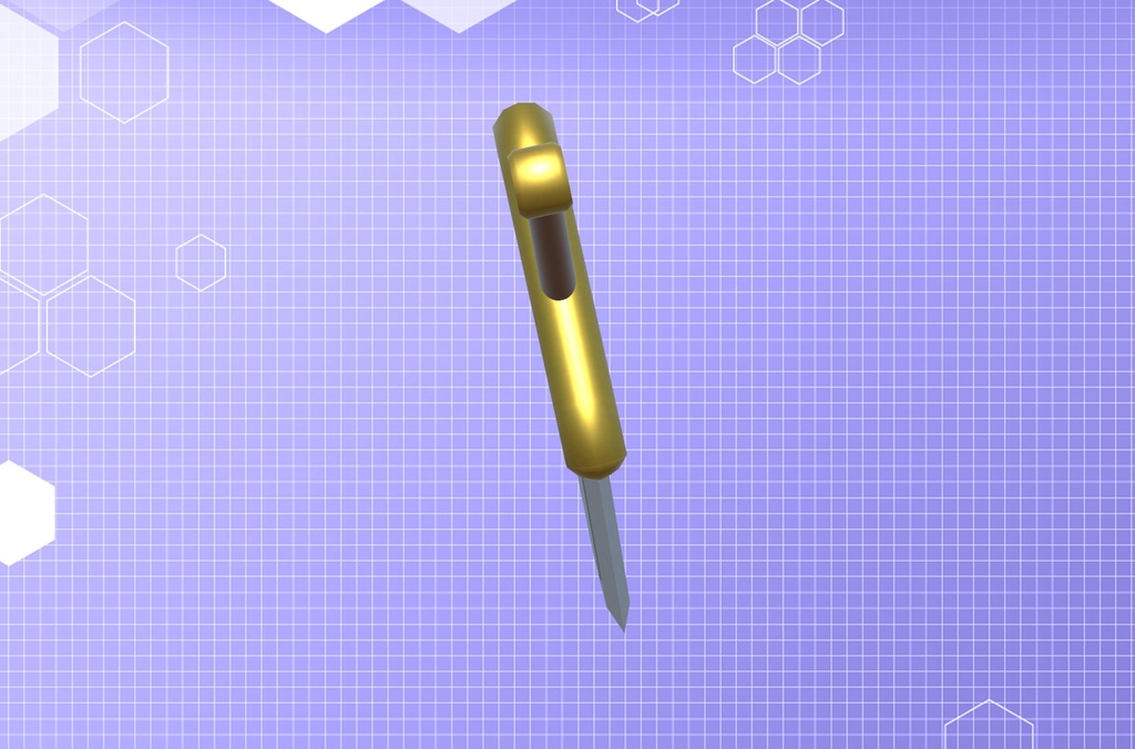 【3Dモデル】赤竜の大剣