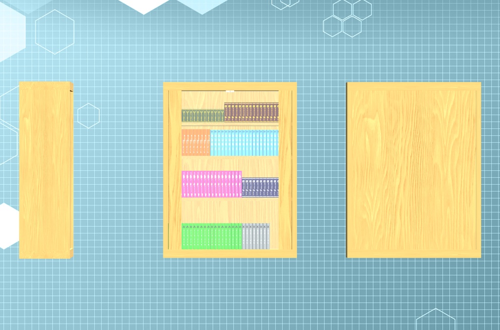 【3Dモデル】本棚