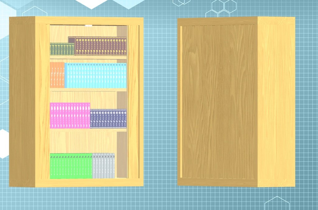 【3Dモデル】本棚