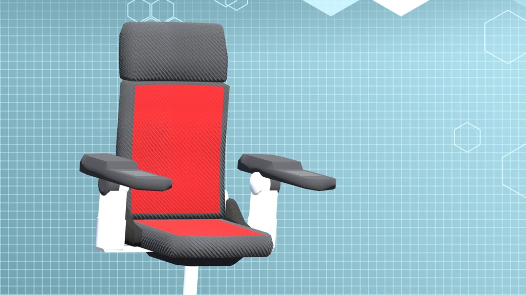 【3Dモデル】ゲーミングチェア