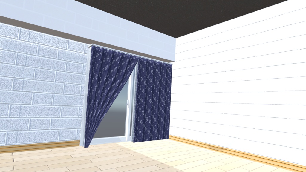 【3Dモデル】ワンルーム空室