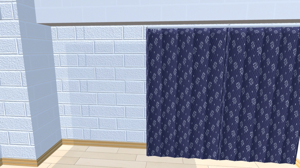 【3Dモデル】ワンルーム空室