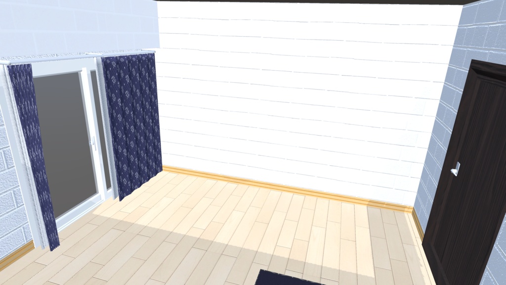 【3Dモデル】ワンルーム空室
