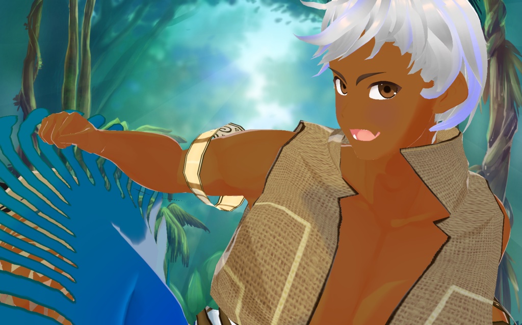 【Vroid】古のテイマーウォル