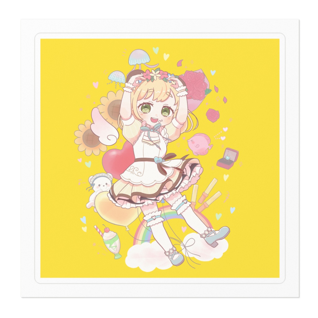 思い出いっぱいステッカー