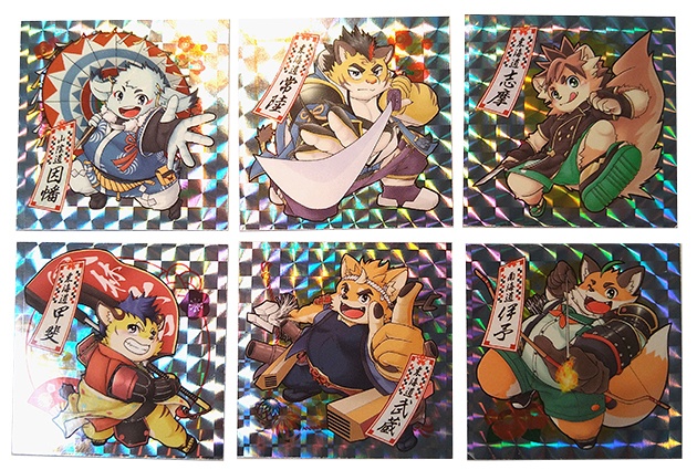 魂これ ホログラムシール６点セット