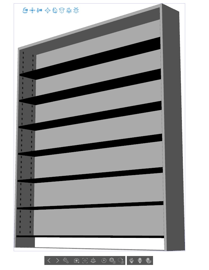 【商用可】大型本棚(クリスタ素材)(モデルファイル)