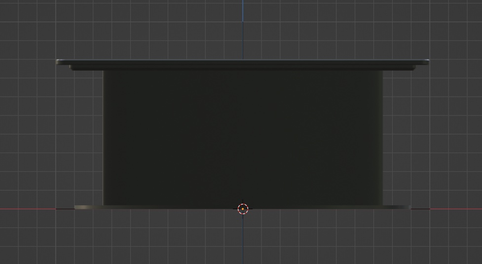テーブル型ディスプレイ(FBXファイル)(クリスタ素材)
