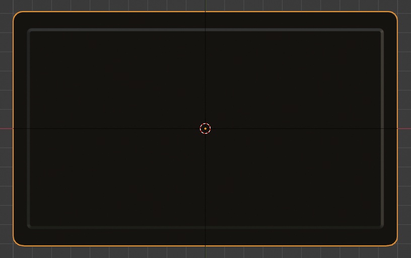 テーブル型ディスプレイ(FBXファイル)(クリスタ素材)
