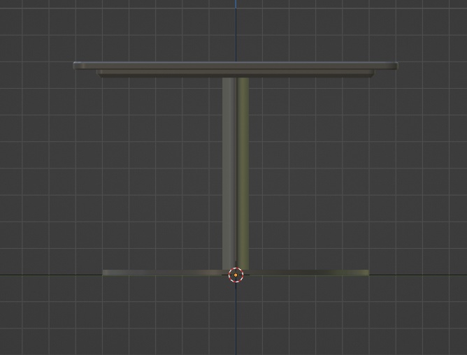 テーブル型ディスプレイ(FBXファイル)(クリスタ素材)