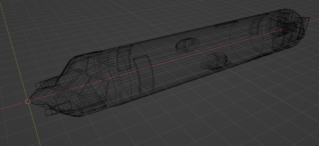 【条件付き商用可】RI802型星間旅客船