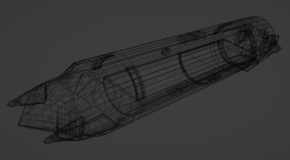 【条件付き商用可】RI905型星間旅客船