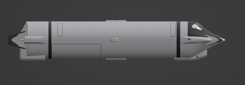 【条件付き商用可】RI905型星間旅客船