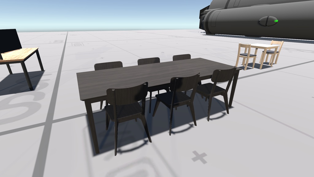 【商用可】ダイニングテーブルセット02