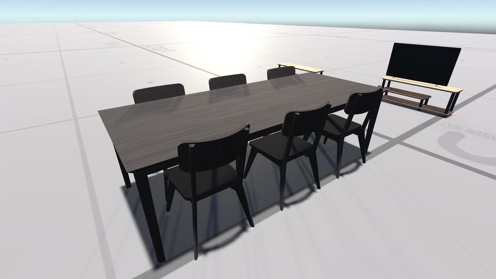 【商用可】ダイニングテーブルセット02