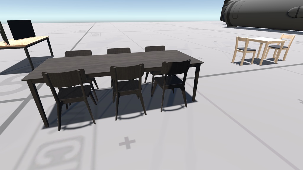 【商用可】ダイニングテーブルセット02