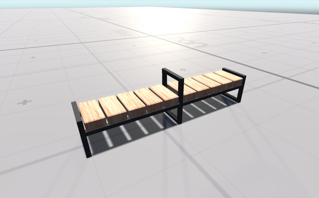 【商用可】金属フレームベンチ