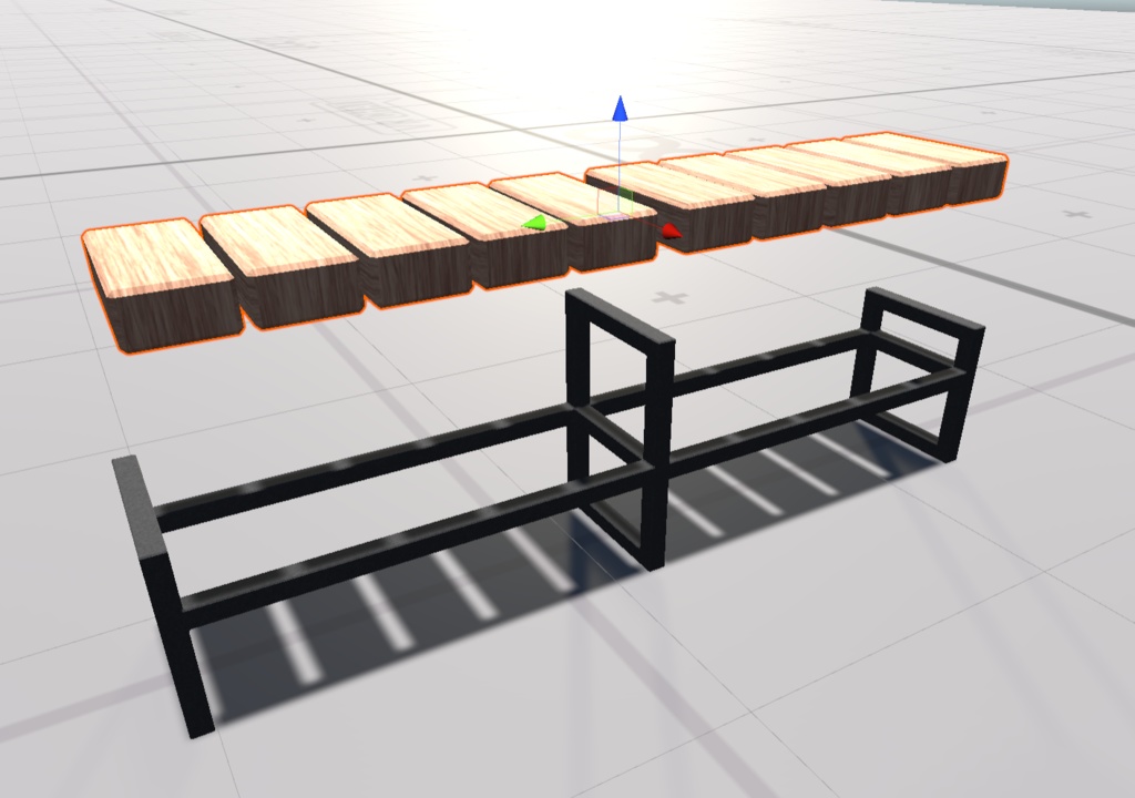 【商用可】金属フレームベンチ