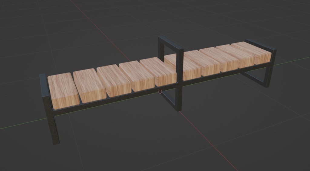 【商用可】金属フレームベンチ