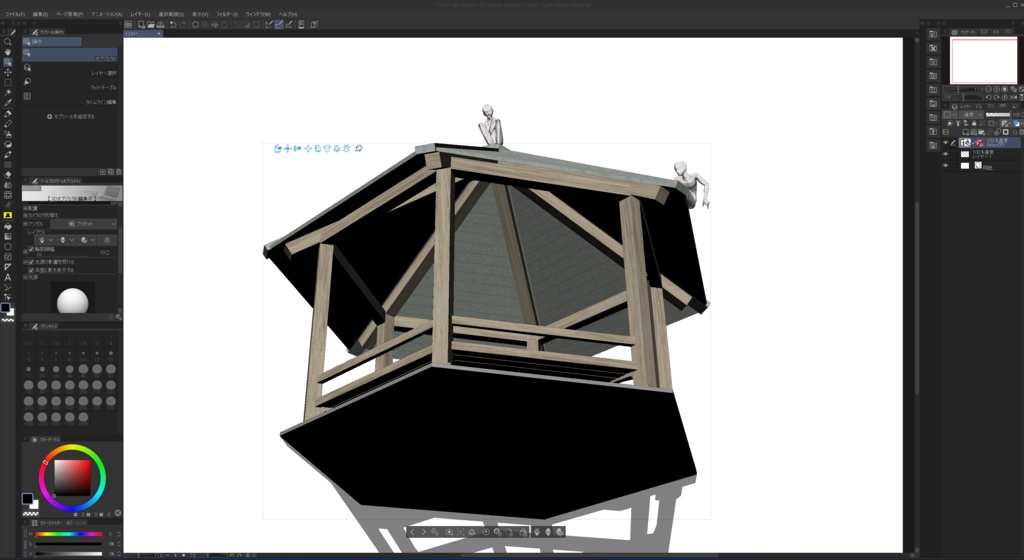 【商用可】東屋001