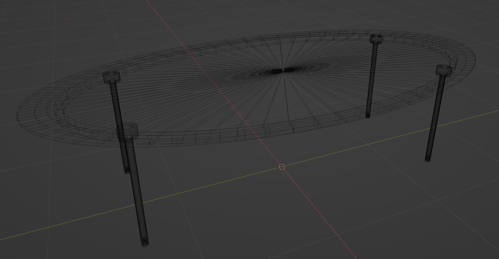 【商用可】水面のテーブル(ハイテーブル003)