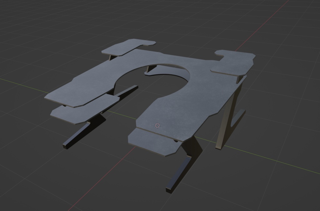 【商用可】コの字デスク001