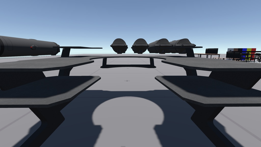 【商用可】コの字デスク001