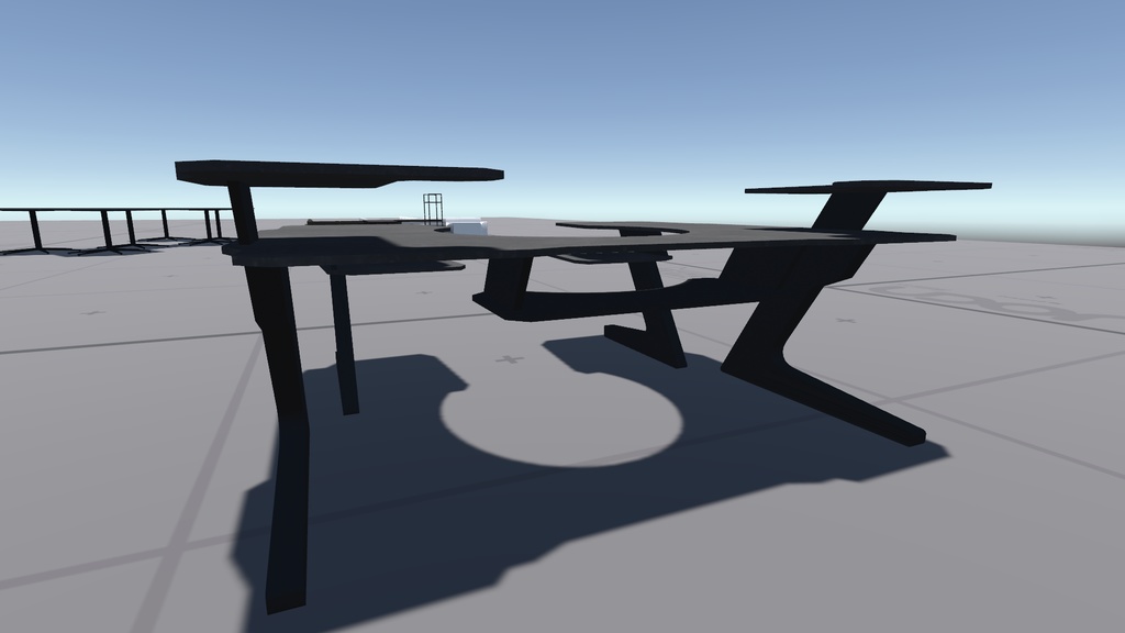 【商用可】コの字デスク001