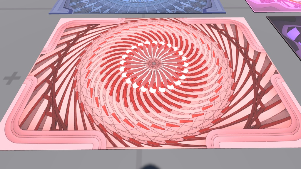 【商用可】カーペット002 4種【メダリオンデザイン】