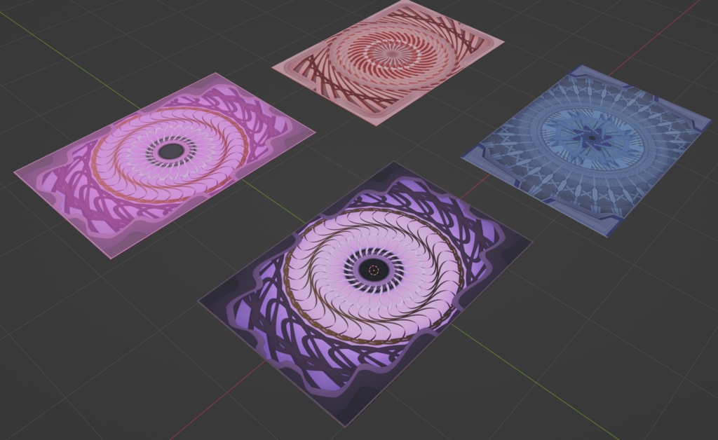 【商用可】カーペット002 4種【メダリオンデザイン】