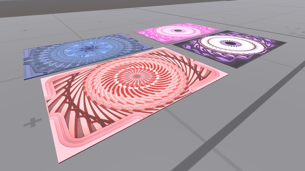 【商用可】カーペット002 4種【メダリオンデザイン】