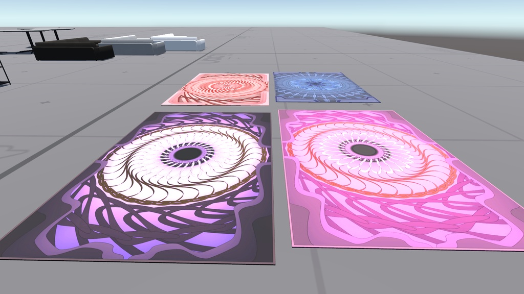 【商用可】カーペット002 4種【メダリオンデザイン】